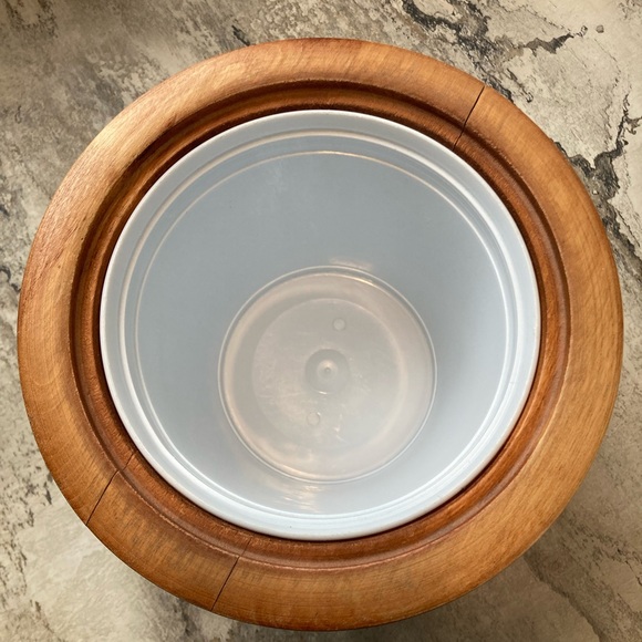 Vintage Wooden Baribeau Ice Bucket - Picture 7 of 11